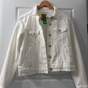 GAP Classic White Jean Jacket